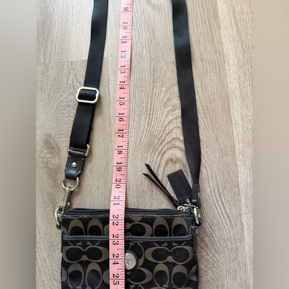 Coach Black and Gray Crossbody Bag - Picture 14 of 14